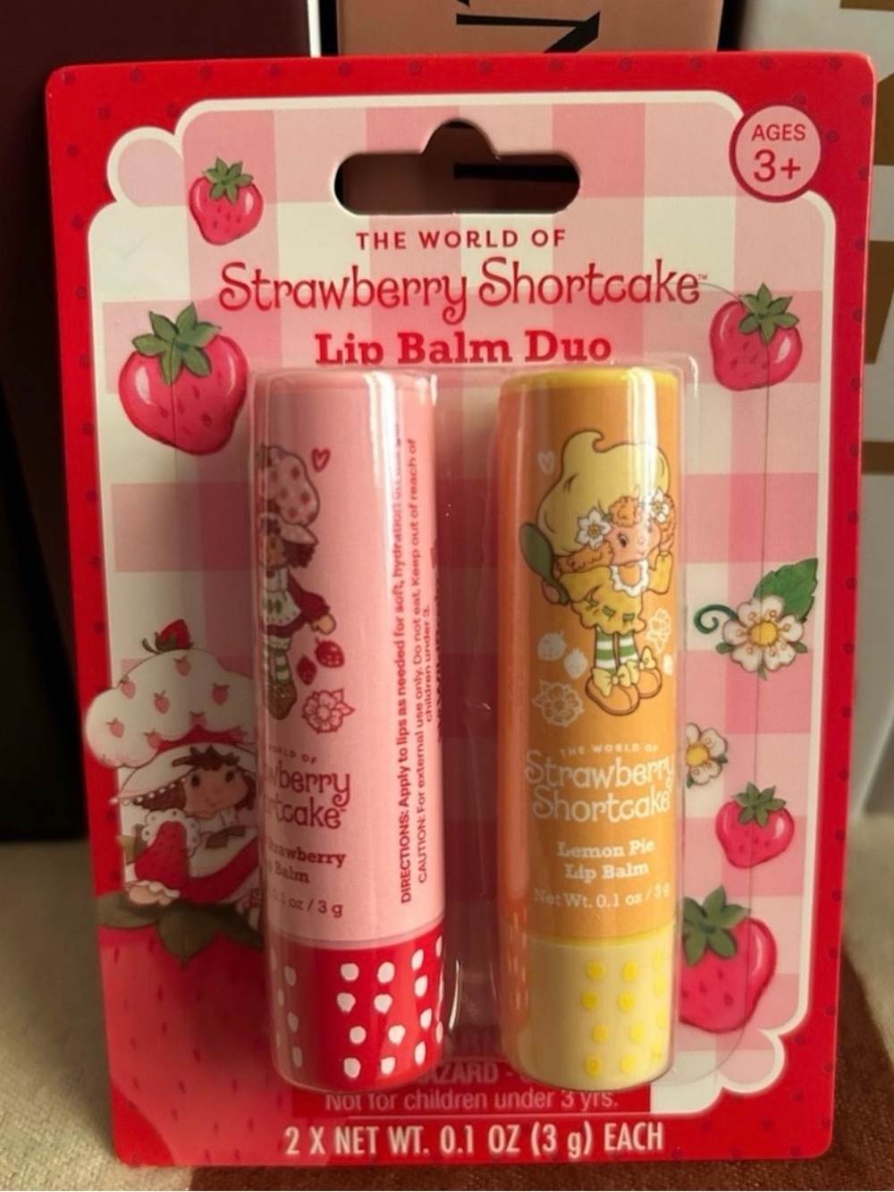 🍓 NEW 🍓 Strawberry Shortcake Lip Balm Duo 🍓